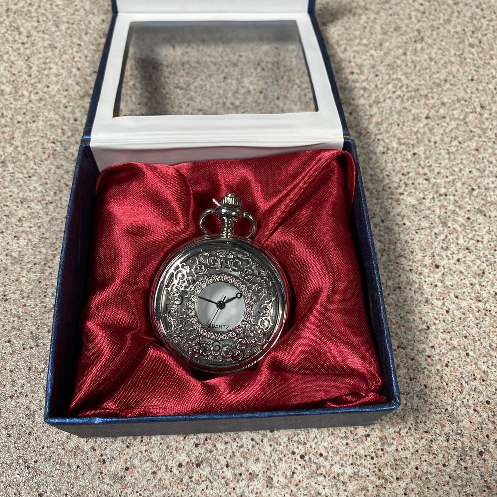 Pocket Watch Quartz In Box