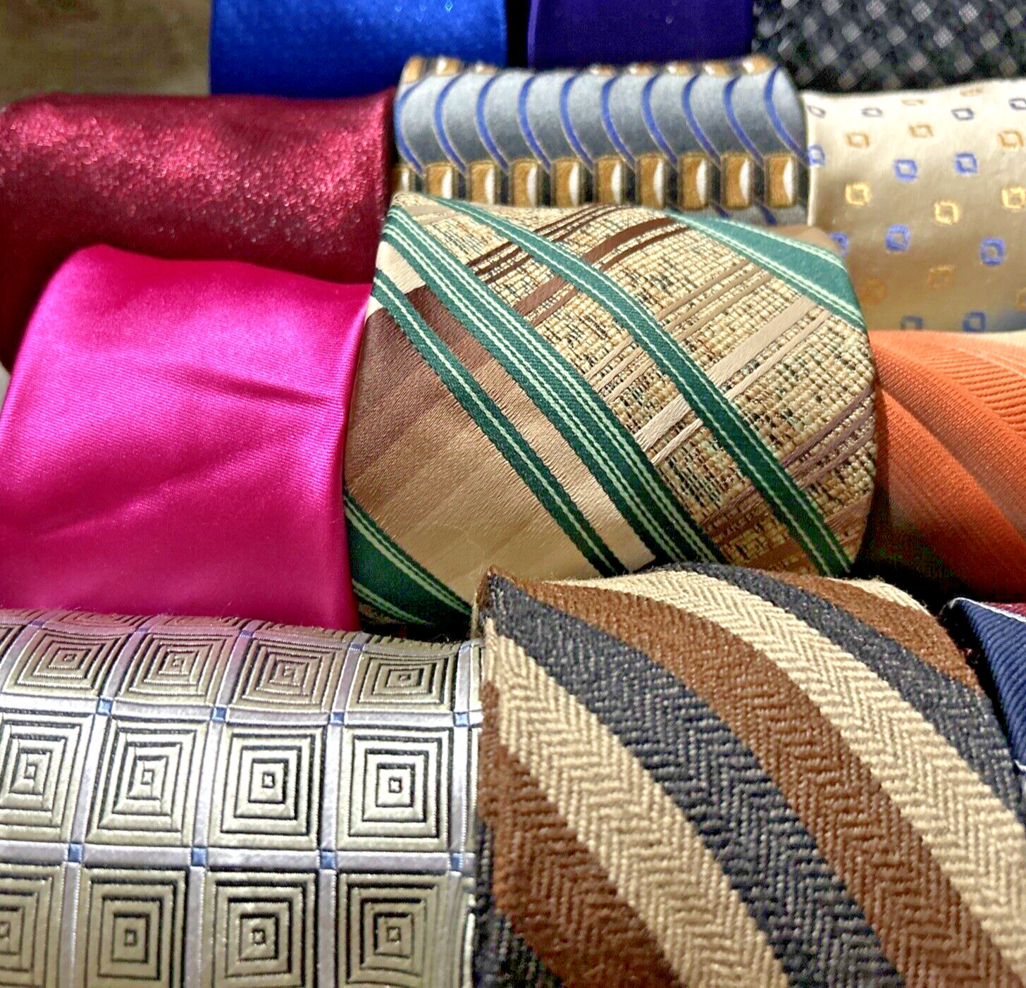 40 Pc Neckties Mix Lot Wear Quilting Craft Cutter Wholesale Tie Lots