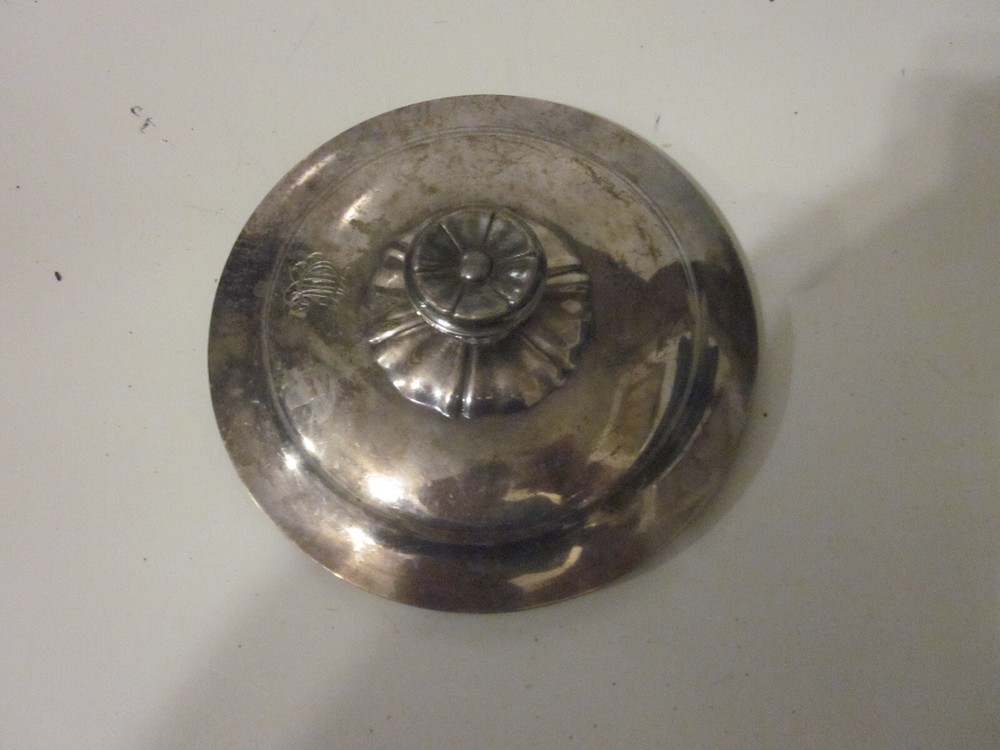 Vtg Christofle Casserole Spot Dish REPLACEMENT 6-7/16" LID ONLY Silver Plated