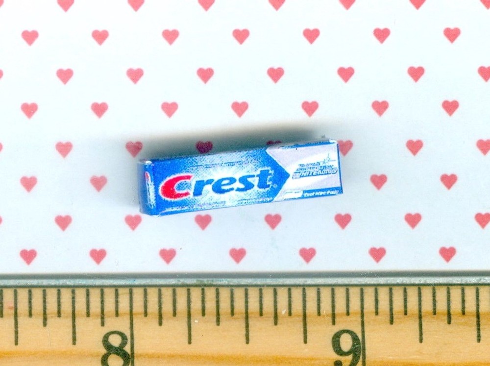 Dollhouse Miniature size Toothpaste Box # CR
