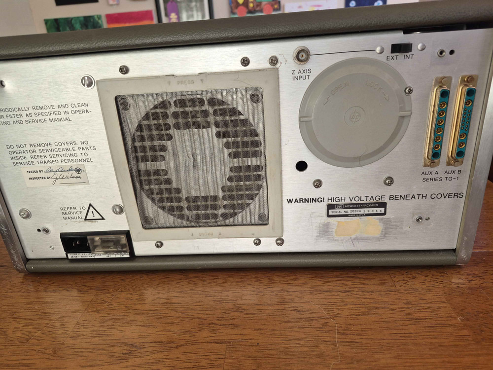 HP Spectrum Analyzer 141T Display Section with 8555A RF Section/8552B IF Section