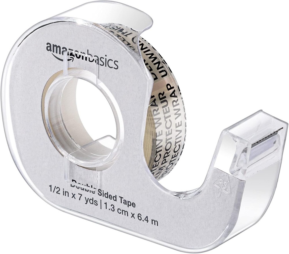 Amazon Basics Double Sided Refillable 1/2 x 252 inches, Translucence