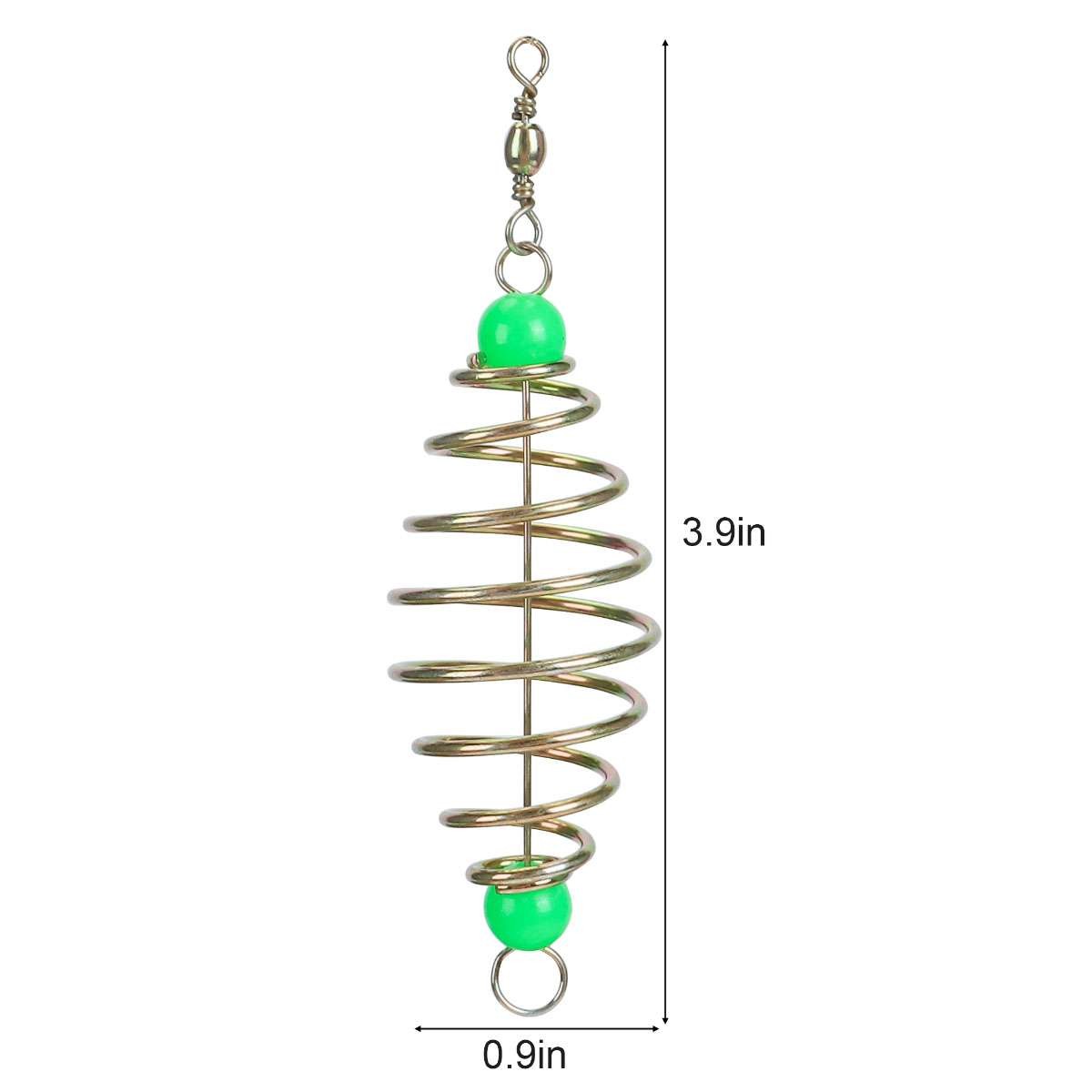 24Pcs Spring Carp Feeder Spring Fishing Feeder Bait Carp Fishing Baits Hook US