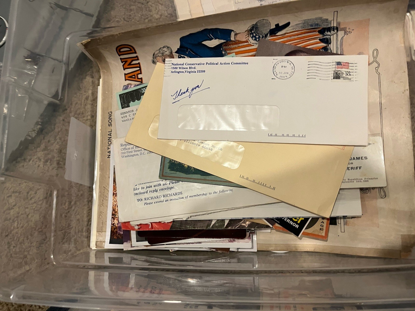 Political Ephemera Lot Paper, Pins, Collectibles, Stickers, Match By The Pound!