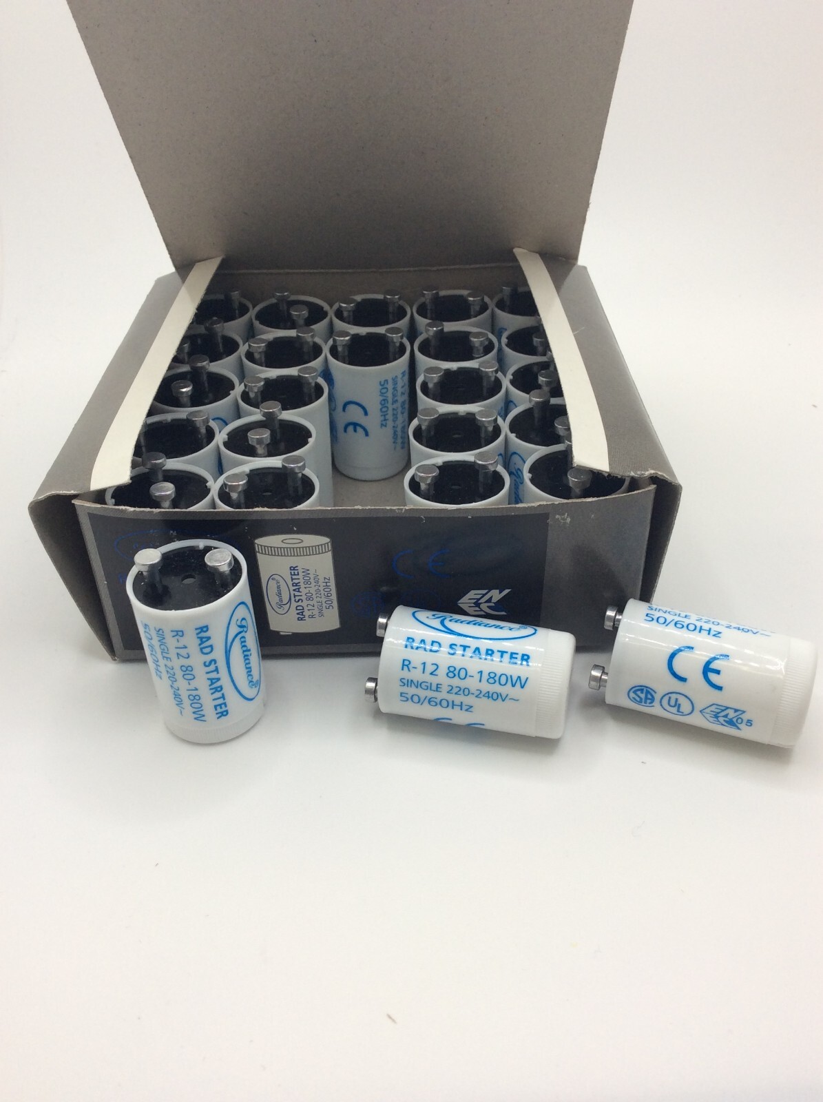 Radiance Tanning Bed Starters S11, S12, 80-180W, Box of 25 Starters