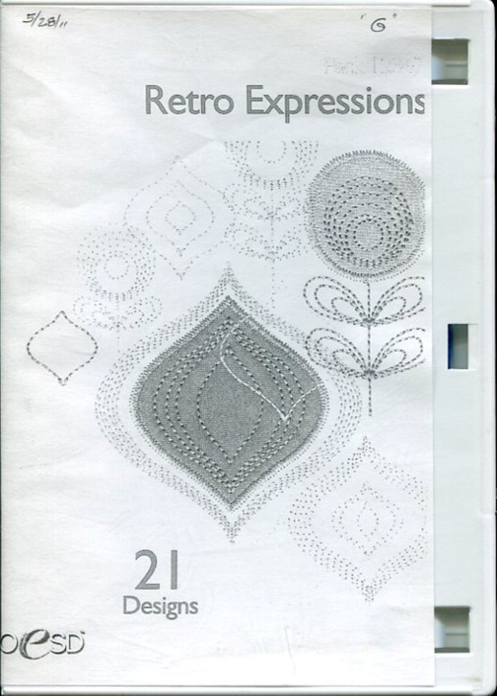DESIGN CONNECTION - RETRO EXPRESSIONS - 21 DESIGNS - PACK #12347 - OESD