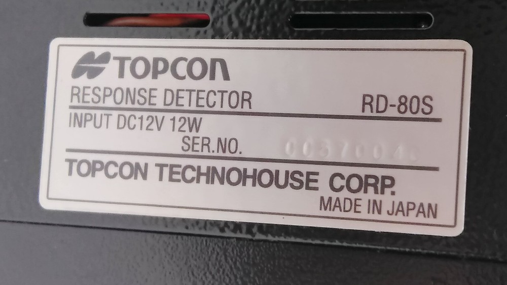 [Used] TOPCON / RD-80S / RESPONSE DETECTOR, Body only