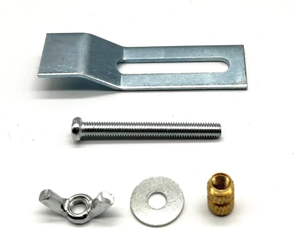 Bonoda Undermount Sink Clips Kitchen Bathroom Under Counter 10 Pack, Silver