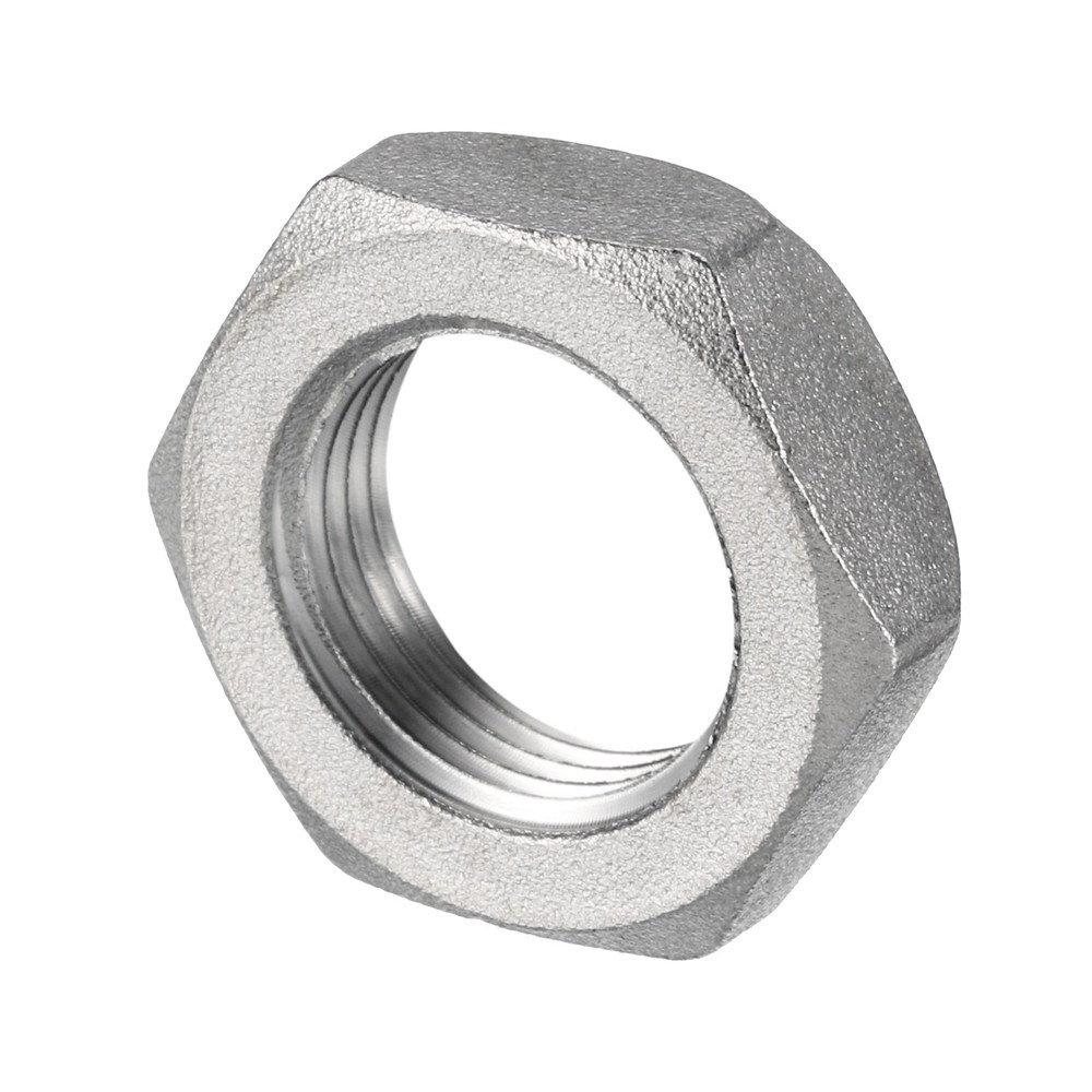 5 Pcs Cast Pipe Fitting Hex Locknut Nut G 3/8" Female Thread (DN10)