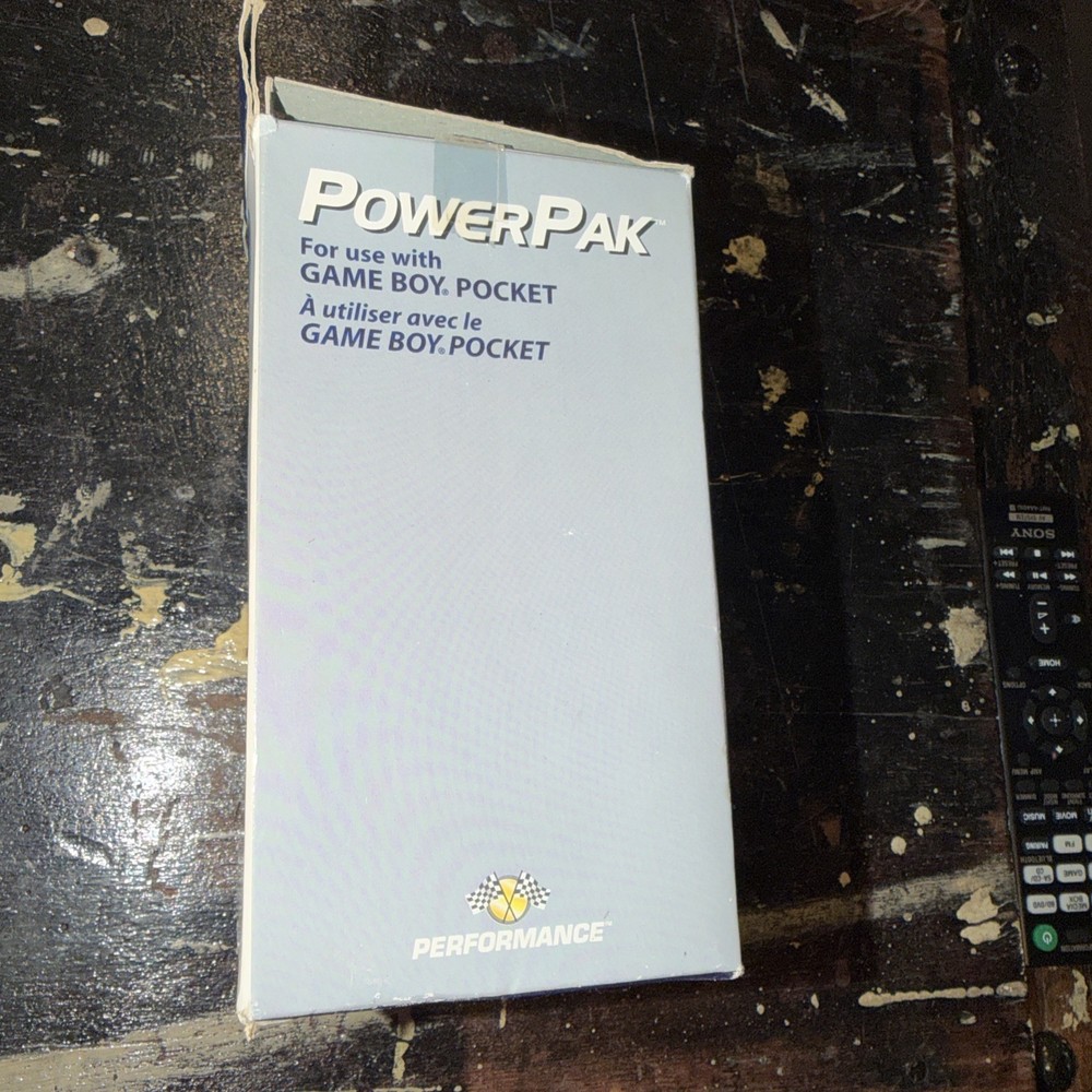 Gameboy Pocket Power Pak W/ Box, Registration Card, & Insert