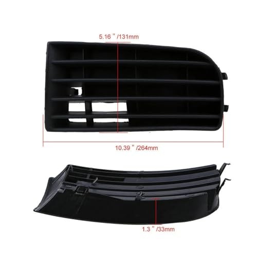 Front Side Bumper Lower Fog Light Grill Cover for 2004-2009 Left (Driver) Side