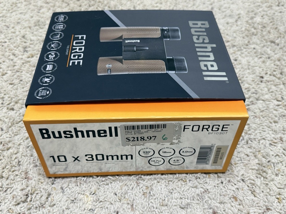 Rare Bushnell Forge 10x30 BF1042T Binoculars - Pristine