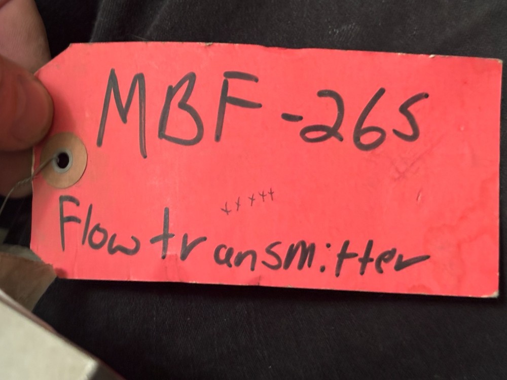Rosemount Flowmeter Model MBF+26S Mass ProBar Flow Element 00079-0325-0004