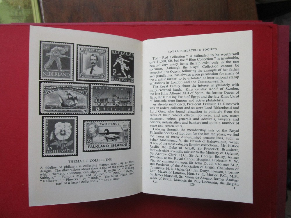 VINTAGE COLLECTABLE 1962 COLLINS 160 PAGE REFERENCE BOOK STAMP COLLECTING