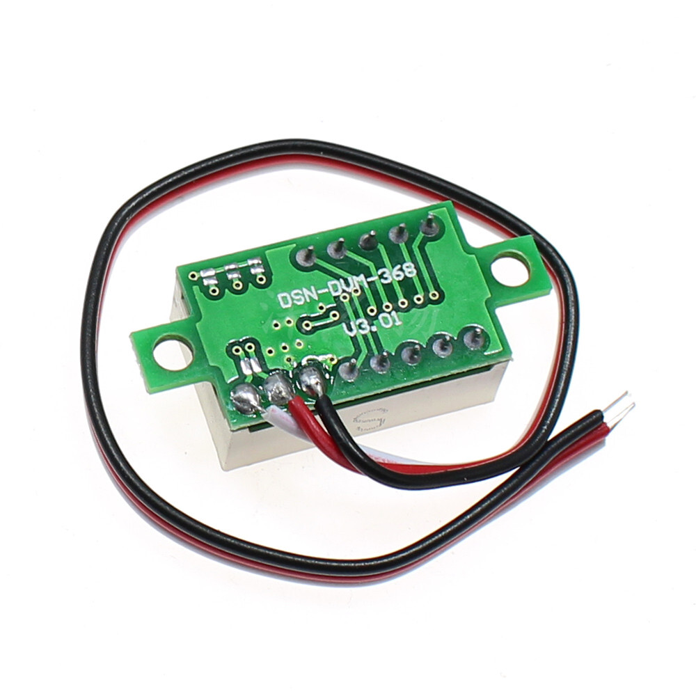 DC 0-30V 3-Wire Voltmeter 3-Digit LED Display Panel Volt Meter Voltage Tester