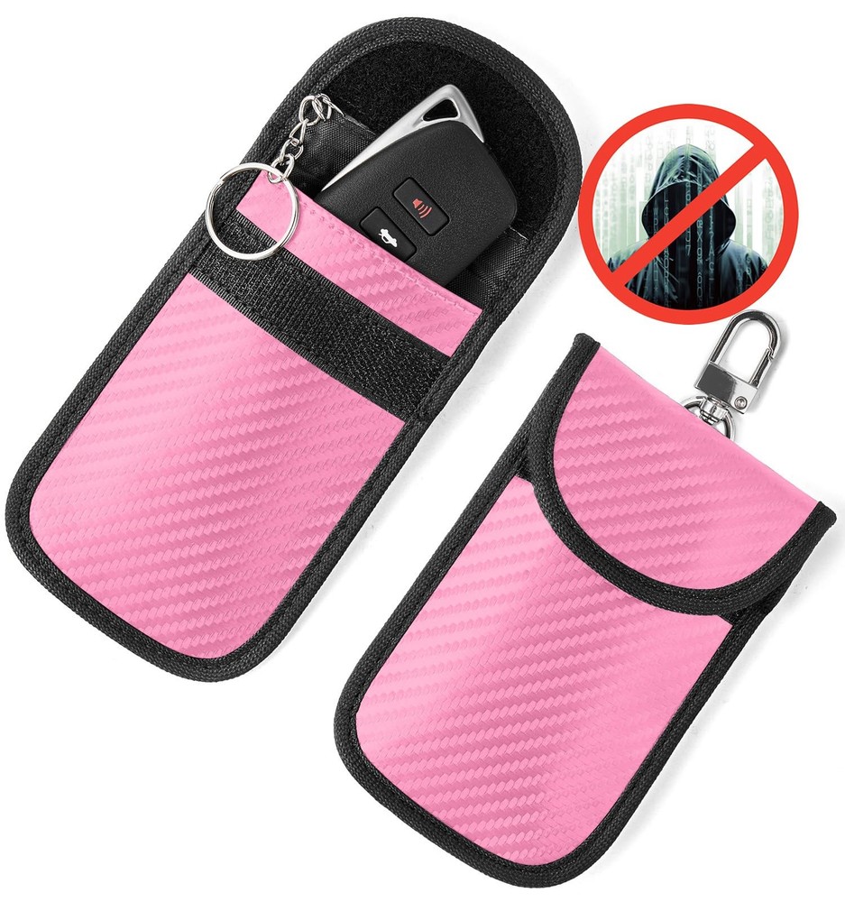 Faraday Key Fob Signal Blocking Pouch 2 Pack