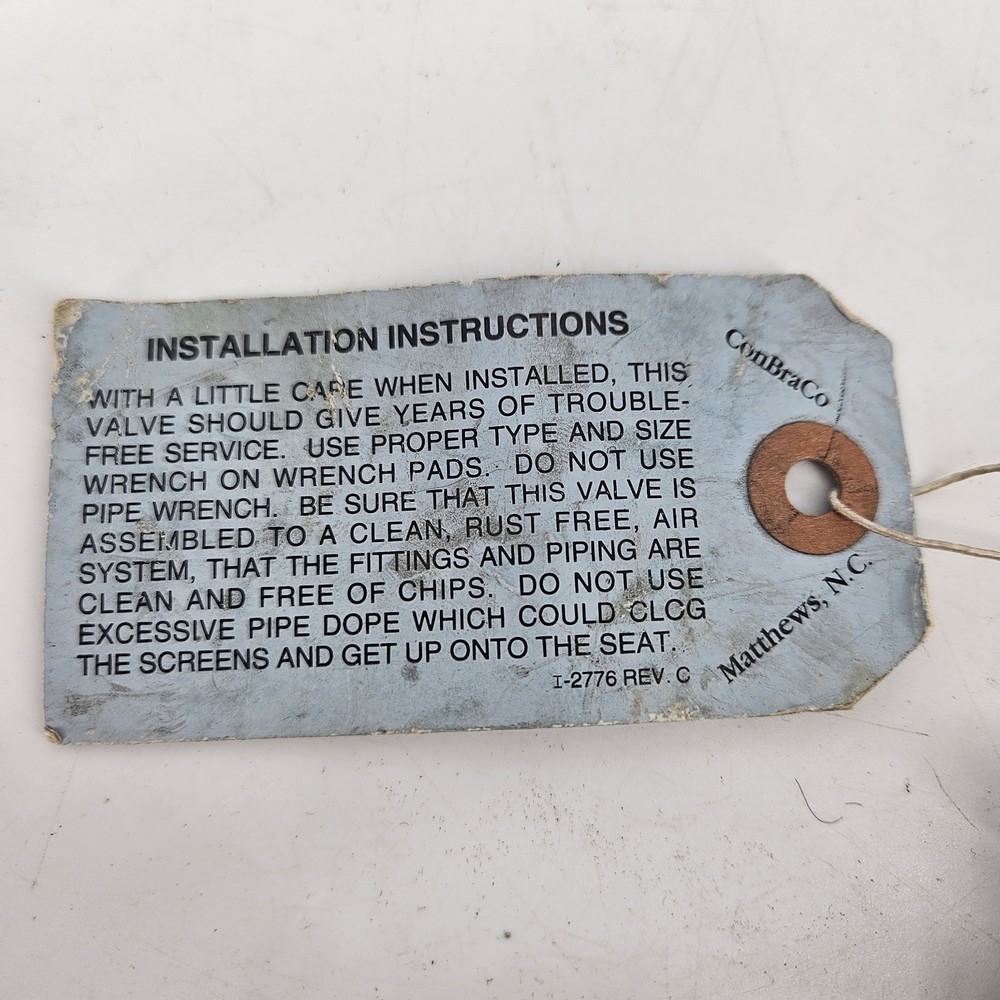 1/2" Non-Locking Air Control Valve ConBra Co