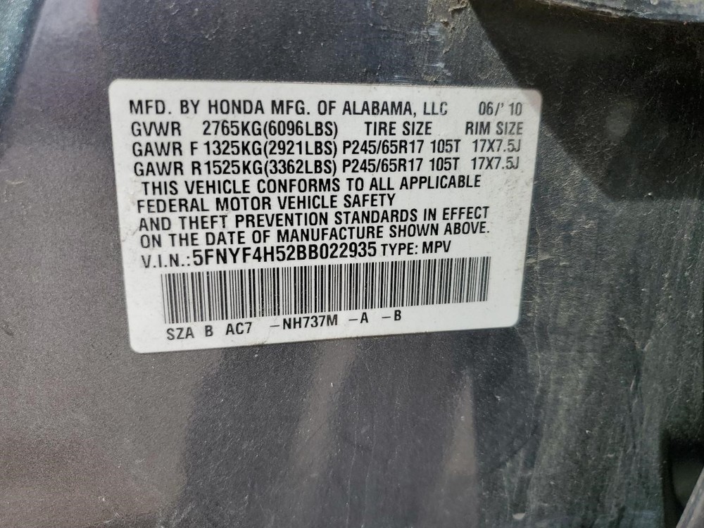 A/C Selector Switch fits 2011 Honda Pilot EX automatic front Grade A