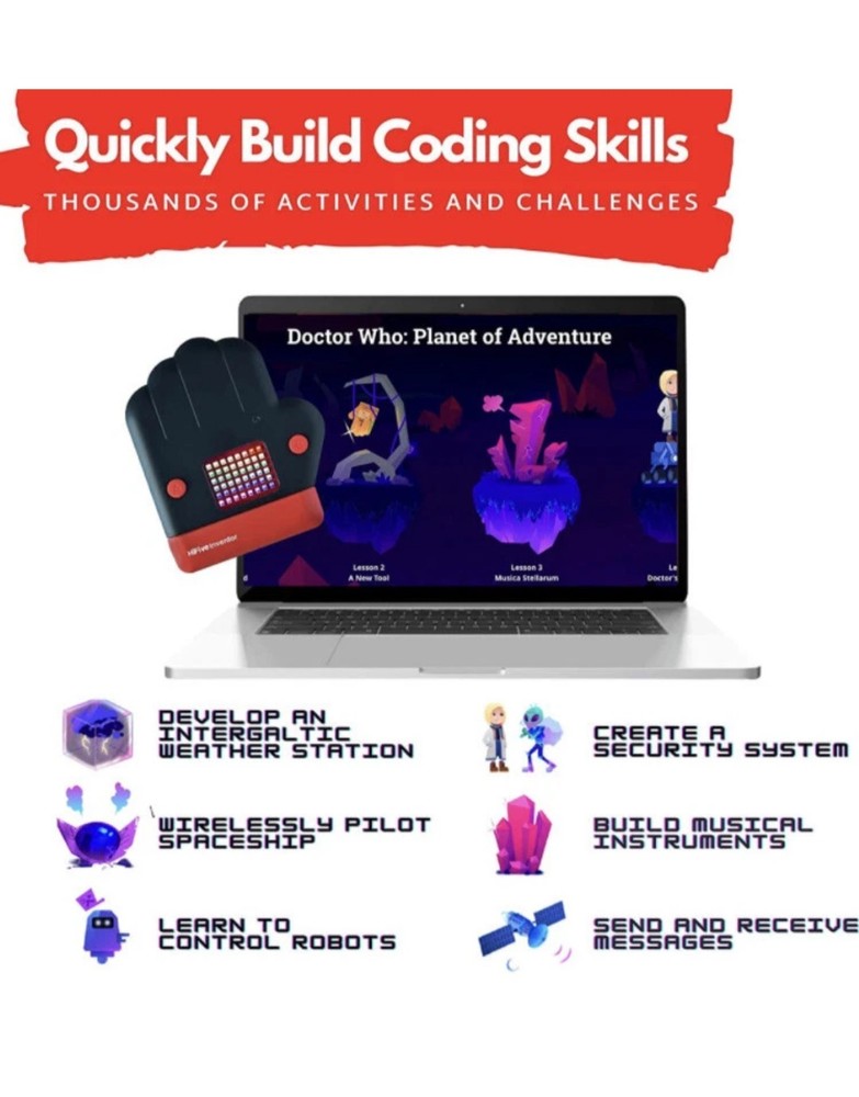 Doctor Who HiFive Inventor Coding Kit & Expansion Kit Tynker Coding For Kids 7+