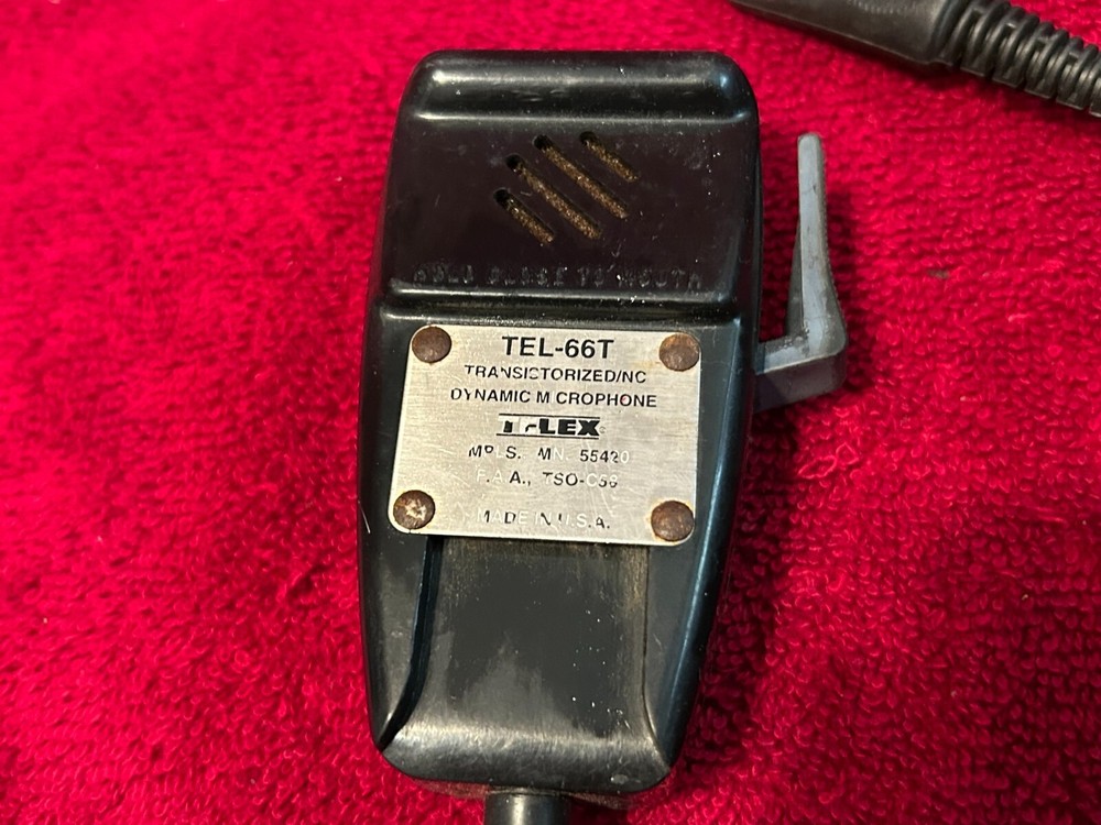 TELEX TEL-66T TRANSISTORIZED/NC DYNAMIC HANDHELD MICROPHONE