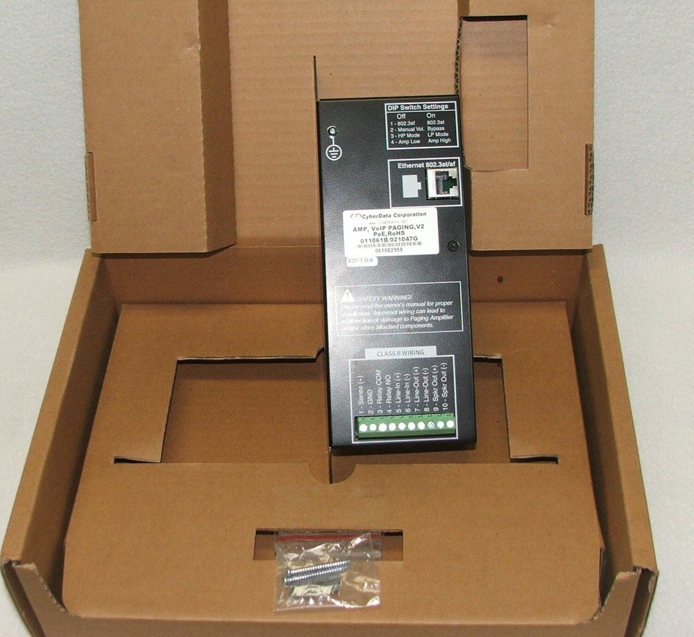 CyberData Amp VoIP Paging V2 011061B