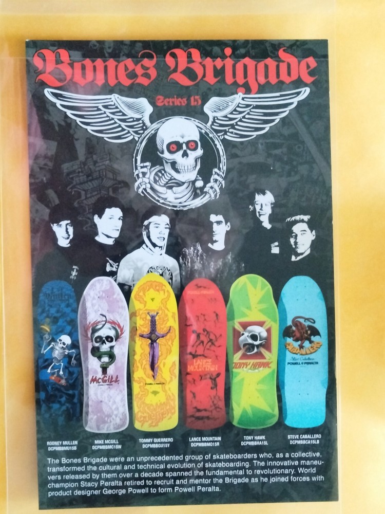 Lance Mountain Signed BONES BRIGADE Series 15 Reissue Skateboard Deck JSA COA