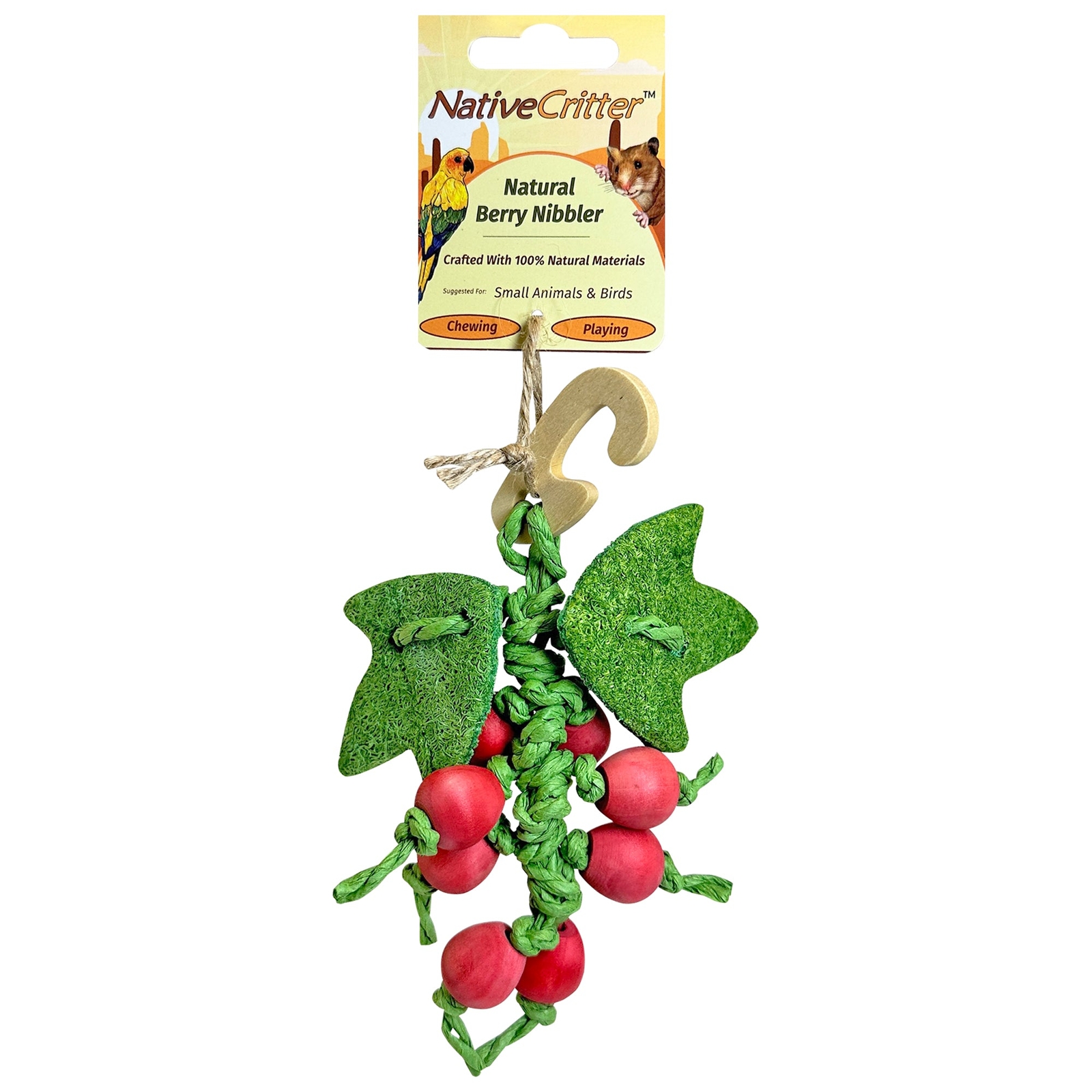 Berry Nibbler - NativeCritter Natural Chew for Hamsters, and other small animals