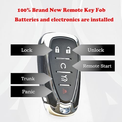 Replacement Car Key Fob Smart Proximity Keyless Entry Remote Control