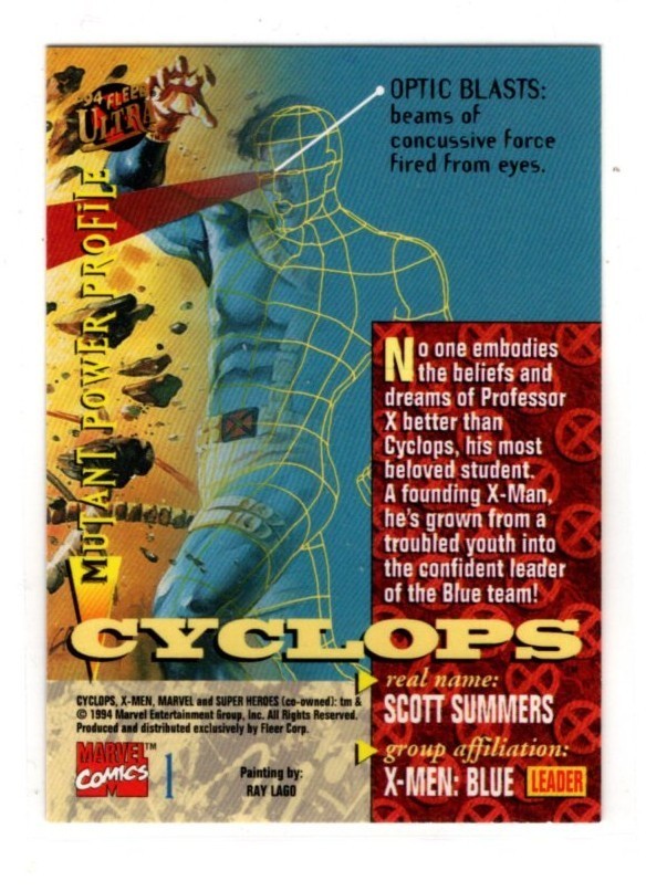 1994 Fleer Ultra X-Men - You Pick