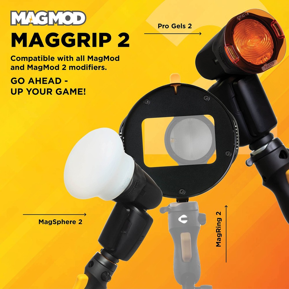 MagGrip 2 by MagMod, Magnetic Light Diffuser Attachment, Universal black
