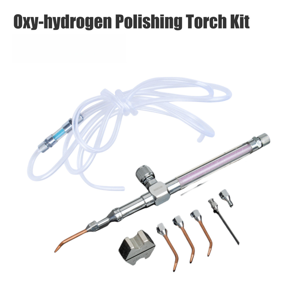 Oxy-Hydrogen Welding Torch Kit with Copper Nozzle & Flashback Arrestor