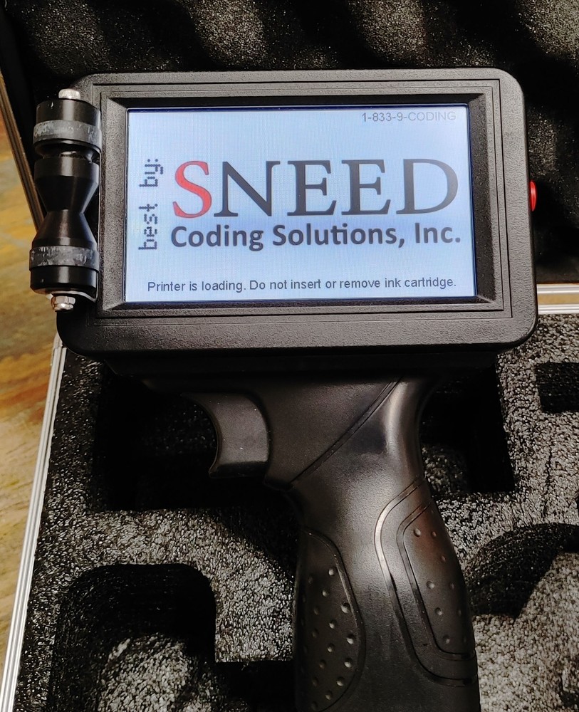 Sneed MeenJet M6 Handheld Inkjet Printer for Sku's Coding Expiration dates Great