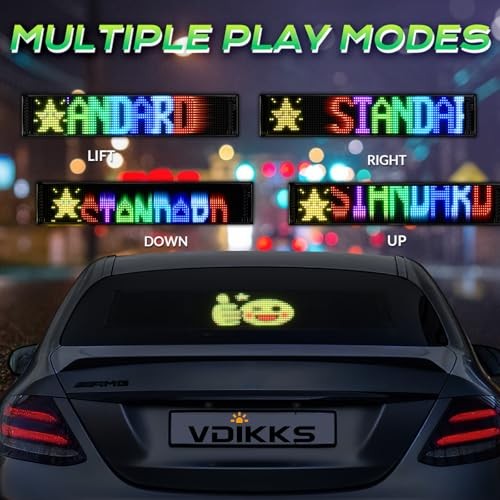 Devil Eyes Light for Windshield, 23"×5" Flexible Bluetooth APP Control