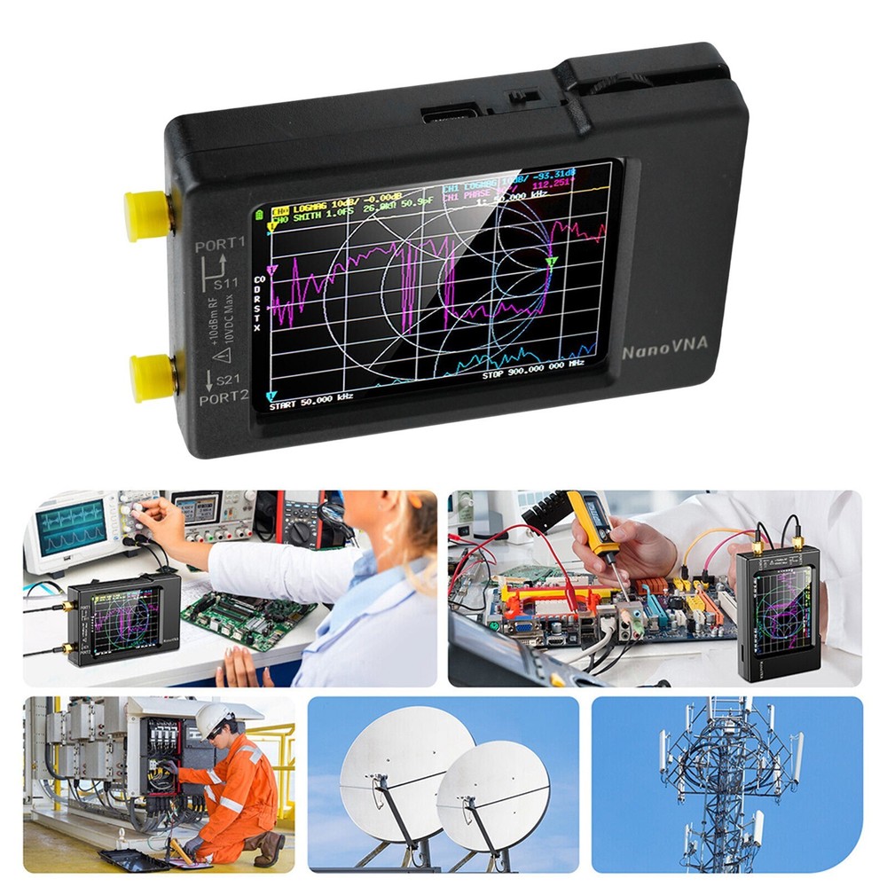 Efficiency and Portability Combined in Vector Network Antenna Analyzer