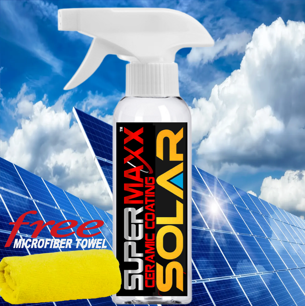 SOLAR PANEL KIT ADVANCED PROTECTION TRICURE CERAMIC CLEAR COATING SPRAY