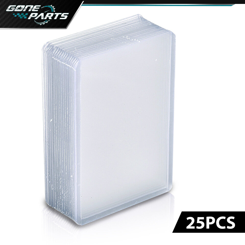 Hard Plastic Clear Case Holder 25Pcs 1.7mm Baseball Cards Topload Trading Card
