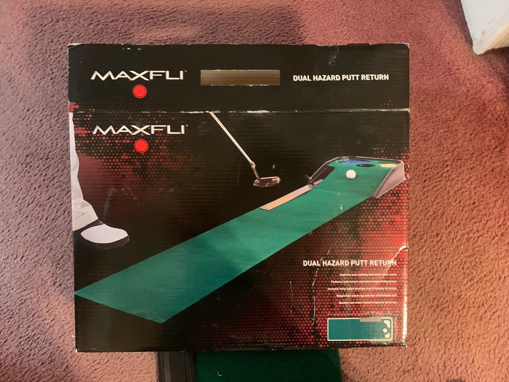 Maxfli Dual Hazard Putting System Gravity Feed Ball Return 78”.