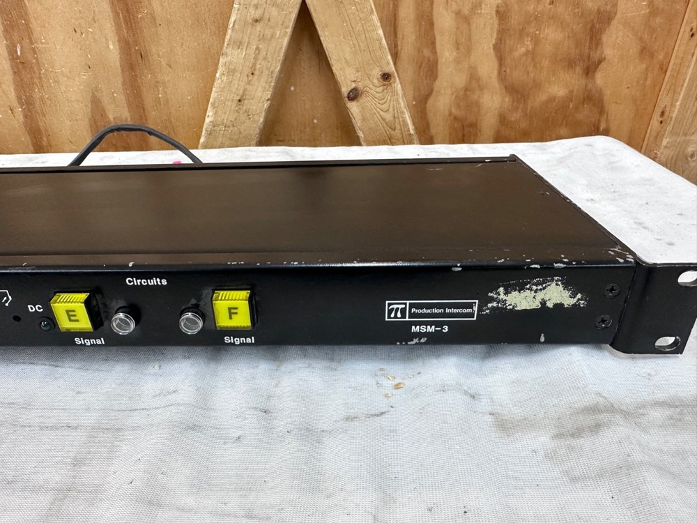 Production Intercom MSM-3 - Please Read