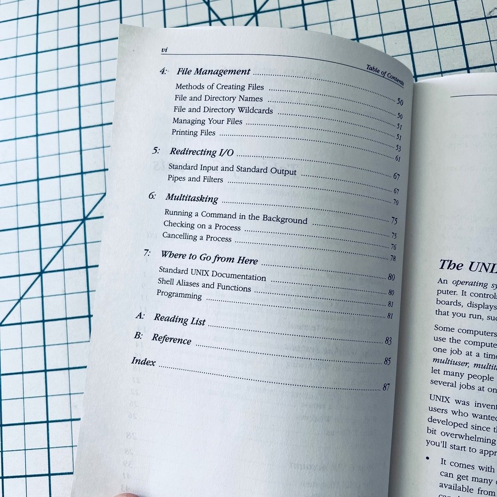 O'Reilly Learning the UNIX Operating System Manual 4th Ed 1998 Vintage Computing