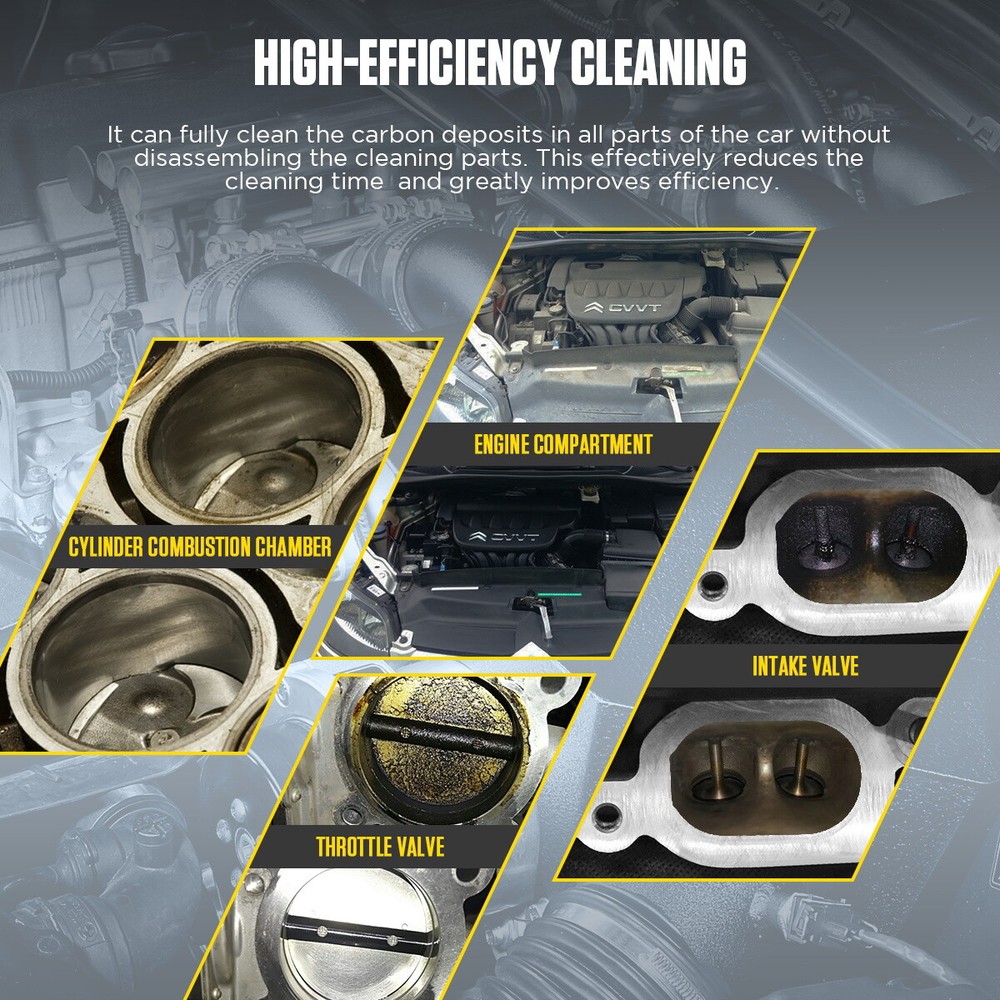 AUTOOL HTS708 CO2 Dry Ice Blaster Blasting Cleaning Machine Adjustable Pressure