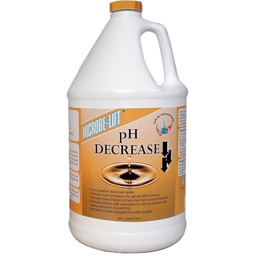 Microbe-Lift pH Decrease Water Treatment (1 gallon)-pond-water garden-down-lower