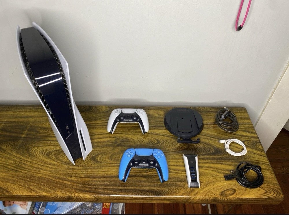Sony PlayStation 5 Console Bundle with Controllers, HDMI, USB, and Power Cables