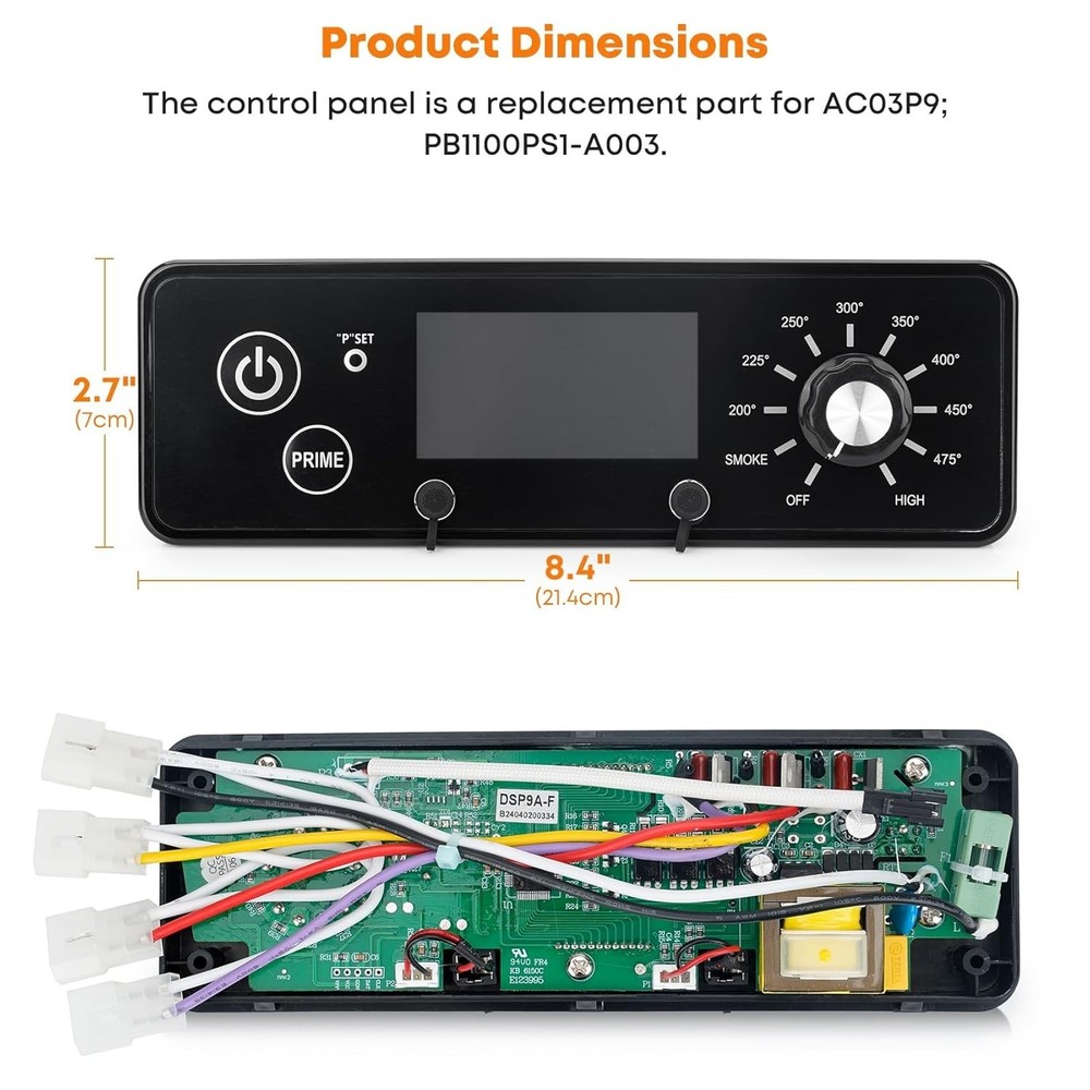 Control Board Replacement for Pit Boss GrillSmoker, Controller with LCD Display