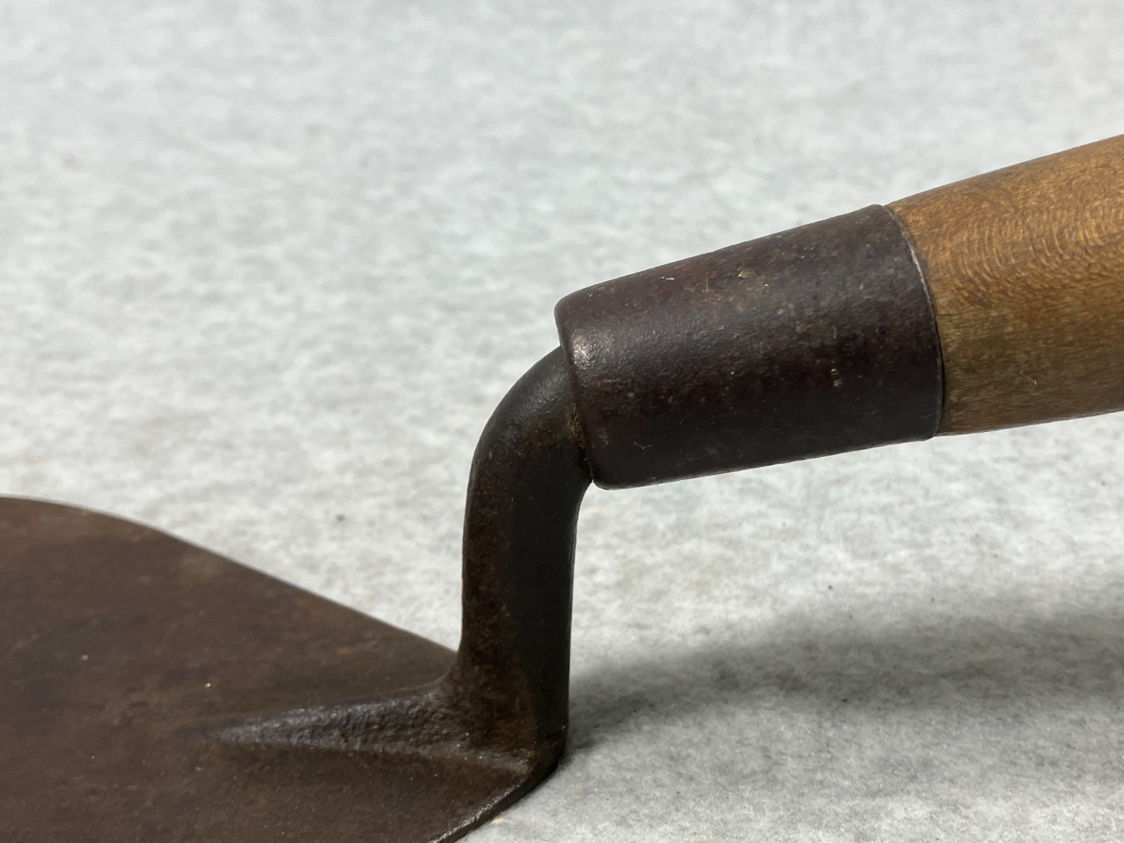 Vintage Trowel With Wood Handle Large 11" Blade