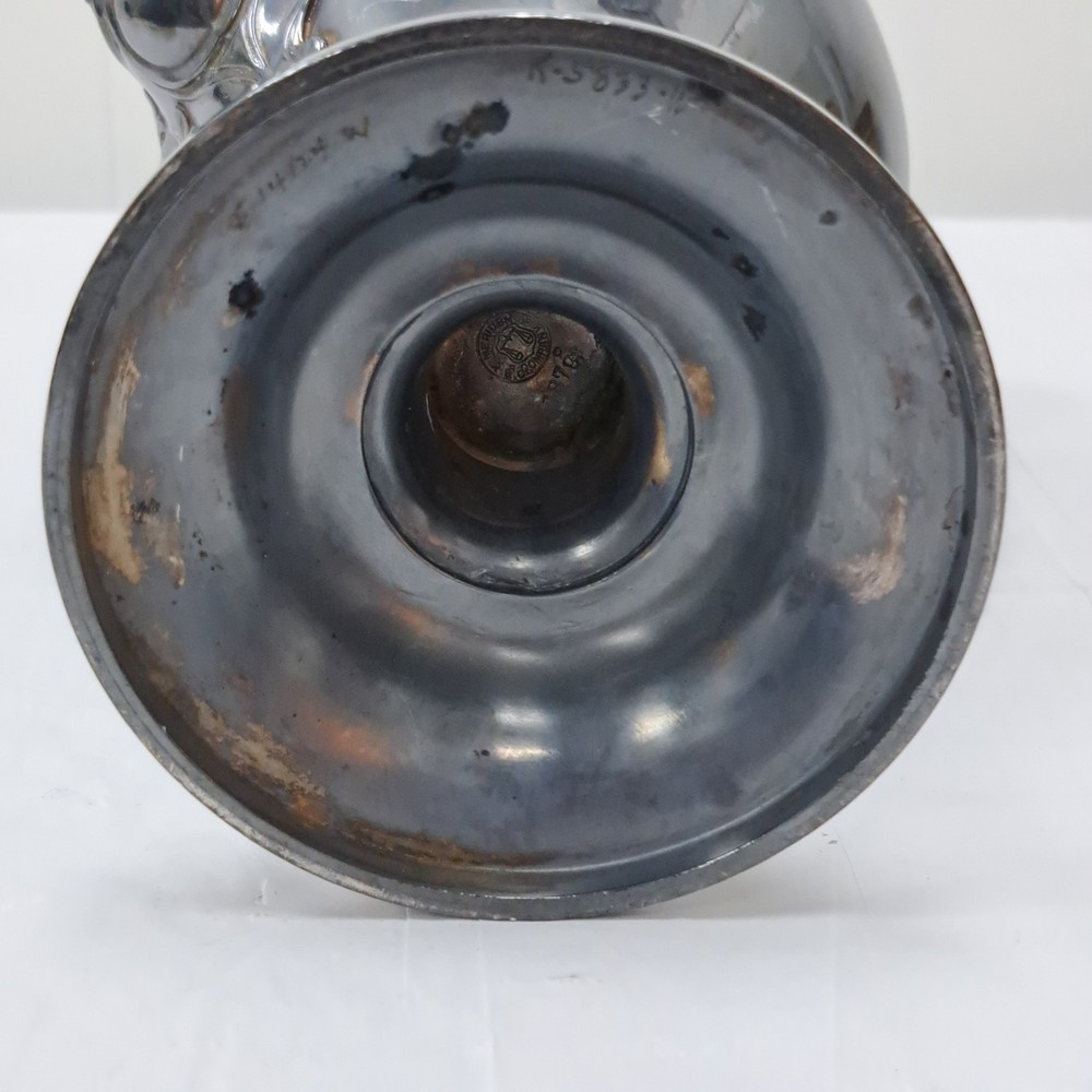 Antique Meriden Britannia Silverplated Coffee Pot 1800s Victorian Decorated