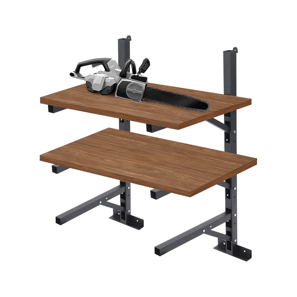 2* 3-Tier Container Shelving Bracket Set Cargo Container Storage Shelf Brackets