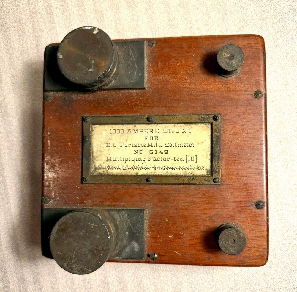Antique Keystone Electrical Shunt 1000 Amp