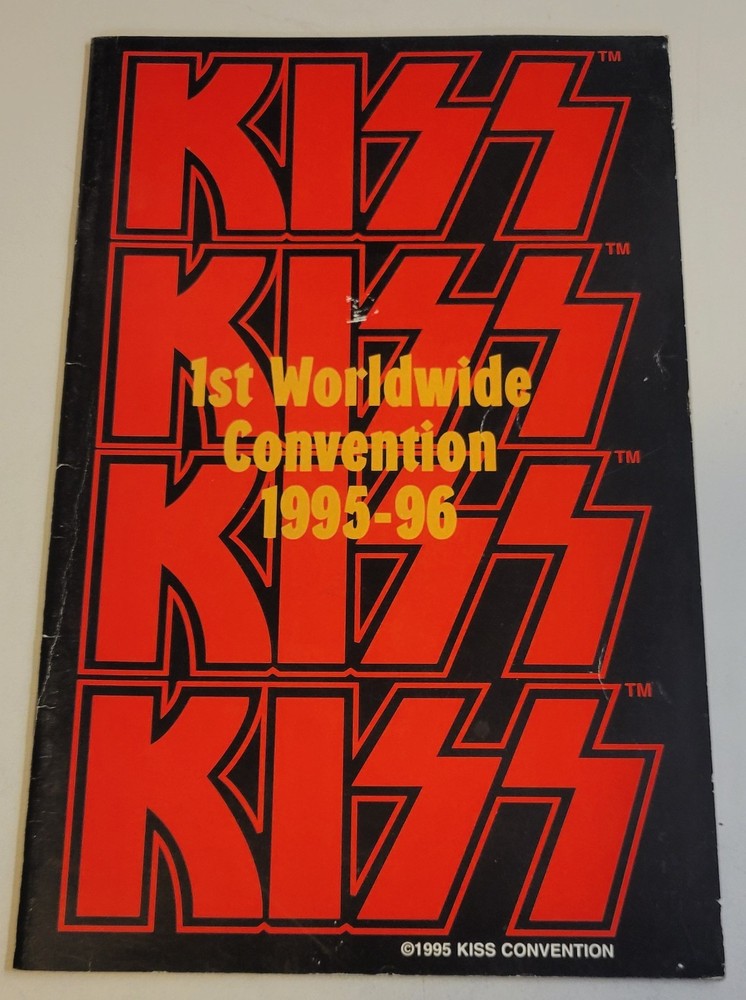 KISS 1st First Worldwide Convention (1995-96)~ Small 34 Pg. Booklet PROGRAM BOOK