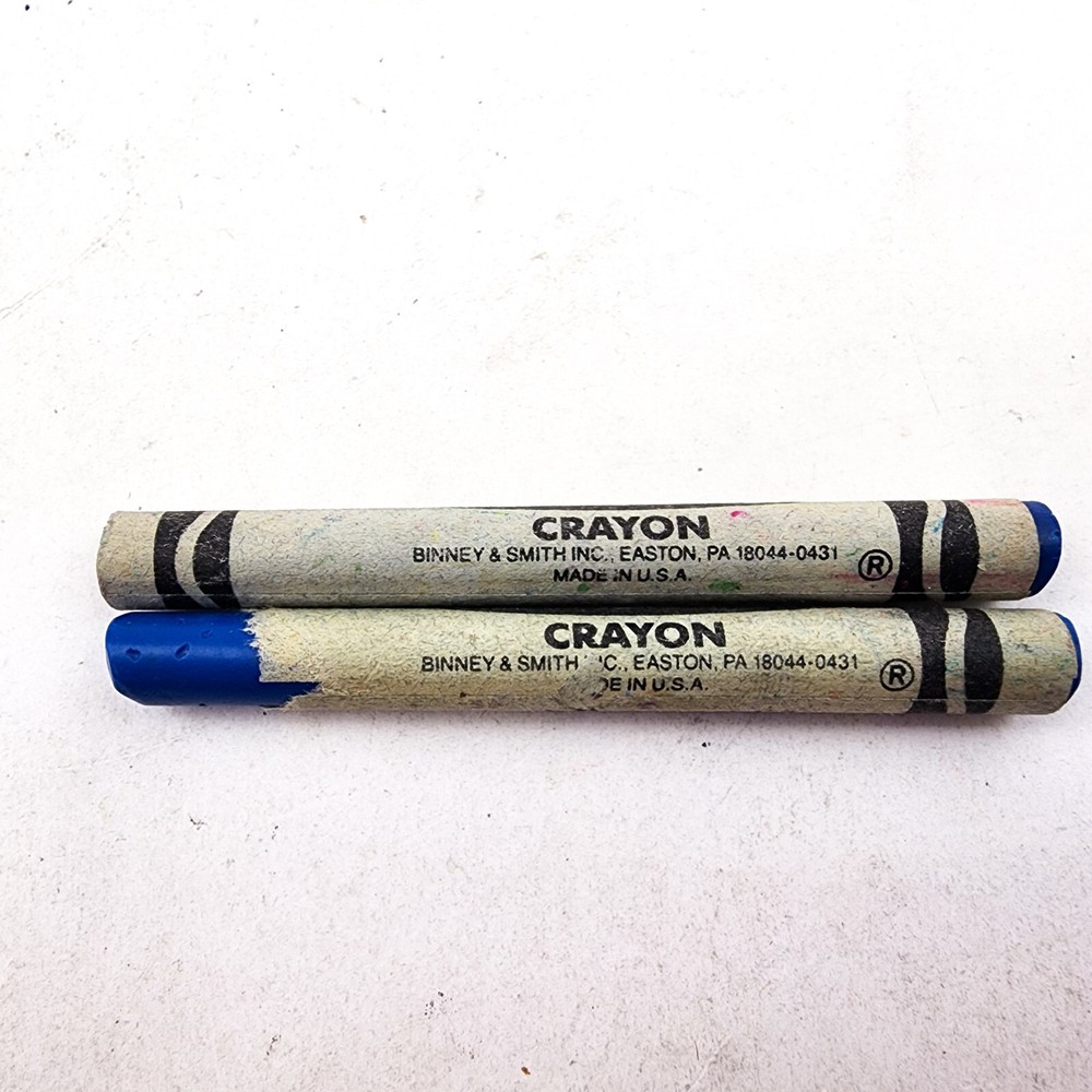 Vintage Crayola Crayons Binney & Smith Blizzad Blue Replacement