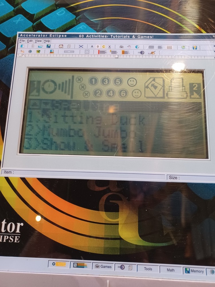 Vtg Ultra Rare Radio Shack Learning Accelerator Eclipse Computer Tested Working